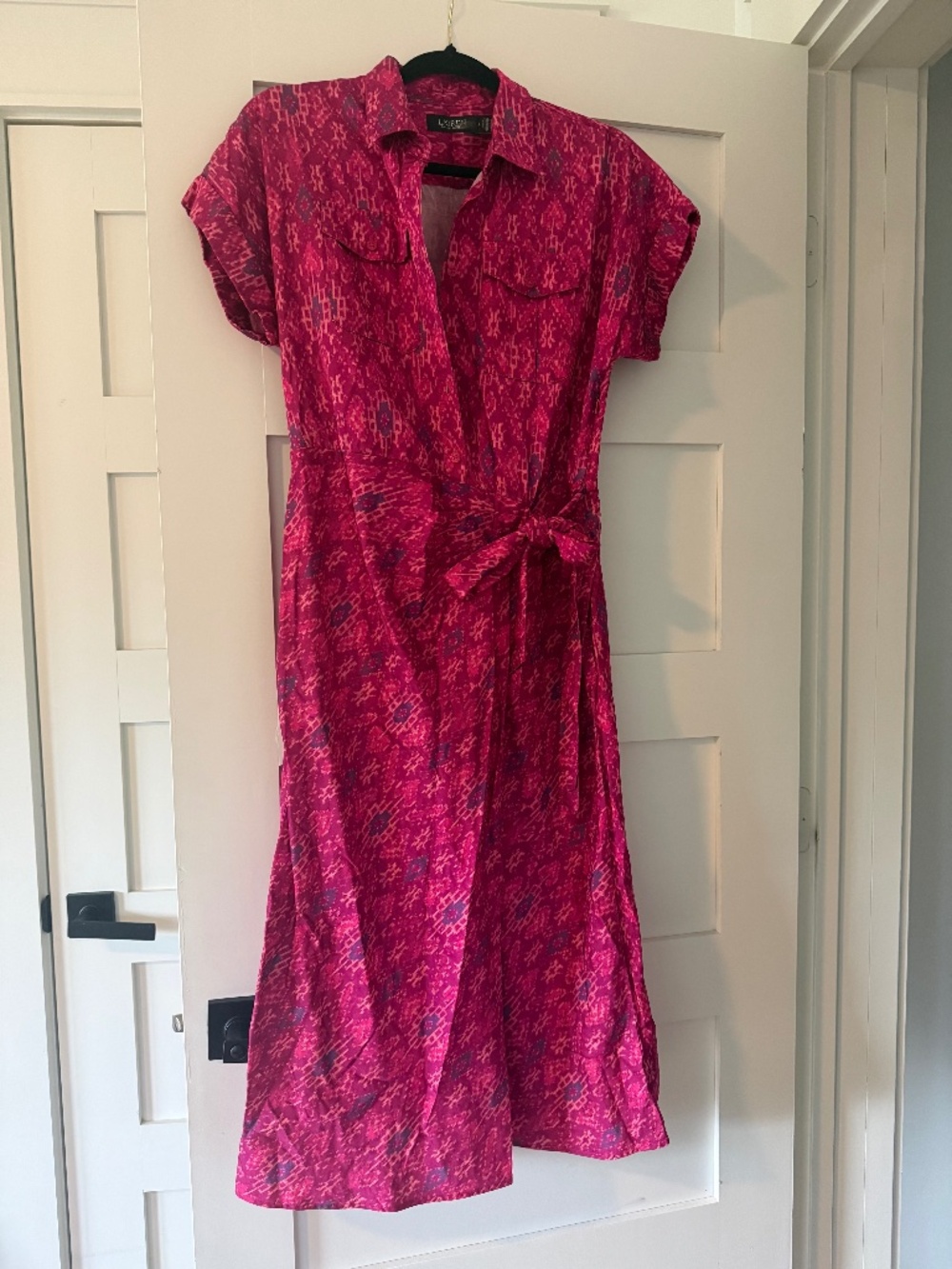 Lauren Ralph Lauren Pink Ikat / Geo Dress Size 6